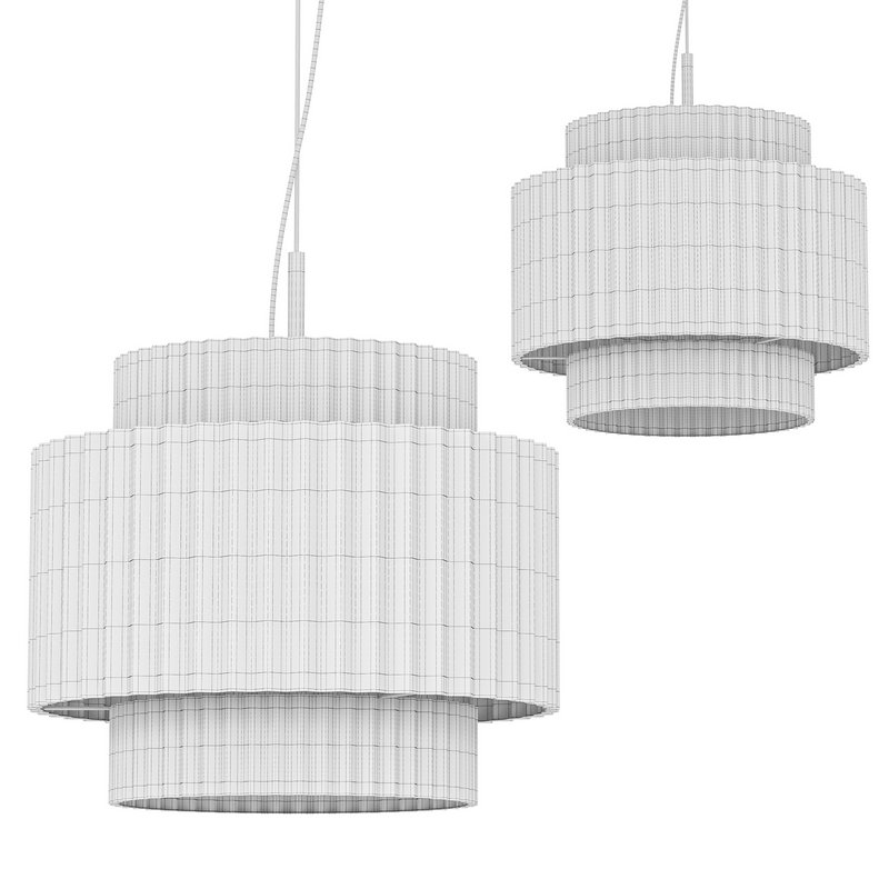Pleated Shade LED Pendant - Image 6