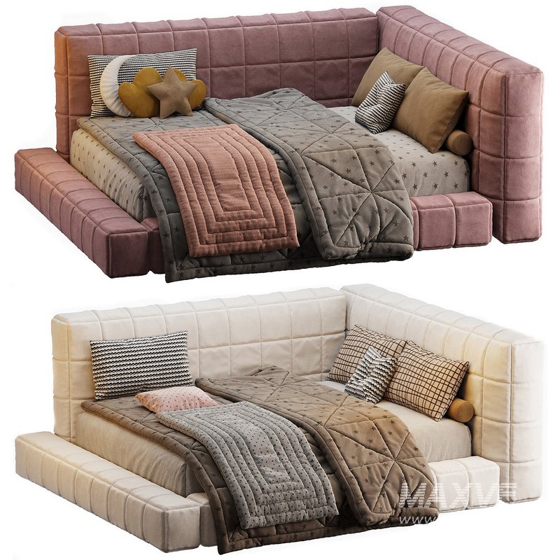 Baldwin Lounge Corner Upholstered Bed - Image 2