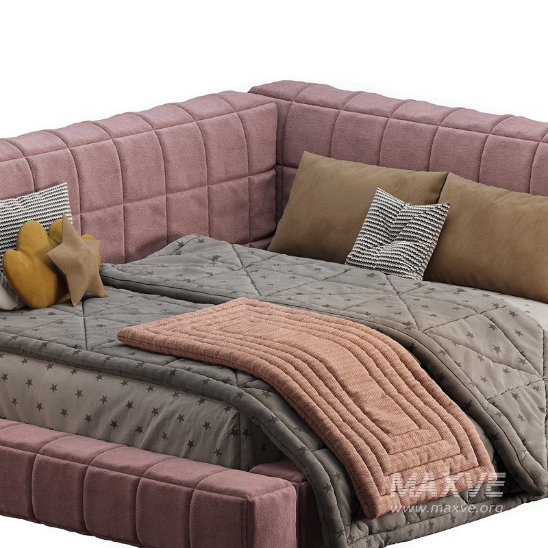 Baldwin Lounge Corner Upholstered Bed - Image 3