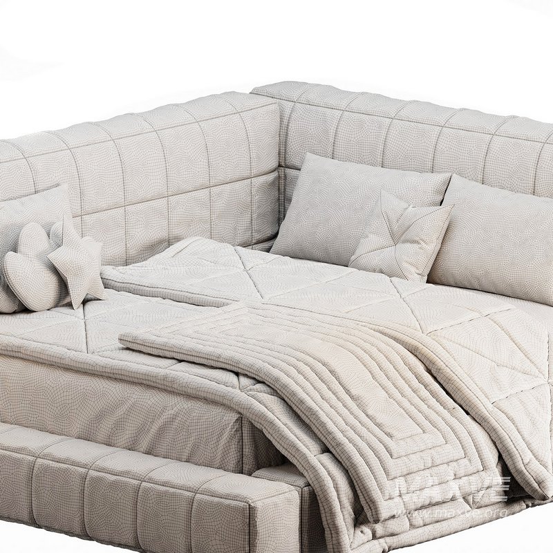 Baldwin Lounge Corner Upholstered Bed - Image 4