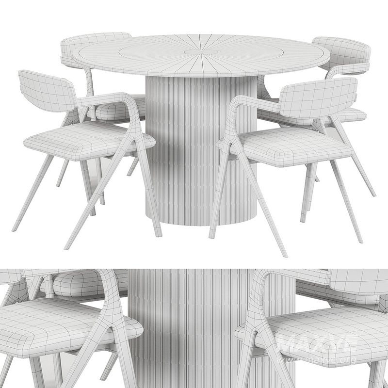 Hill table,Keyko Chair - Image 6