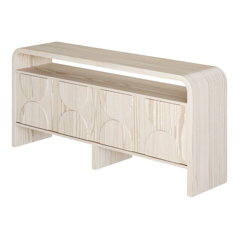 Wood Sideboard Buffet Japandi - Image 6