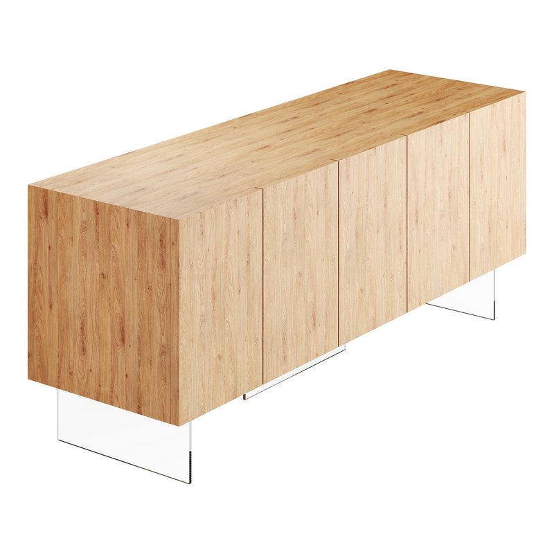 Wood Sideboard - Image 7