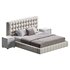 White Upholstered Panel Bed - Thumbnail 7