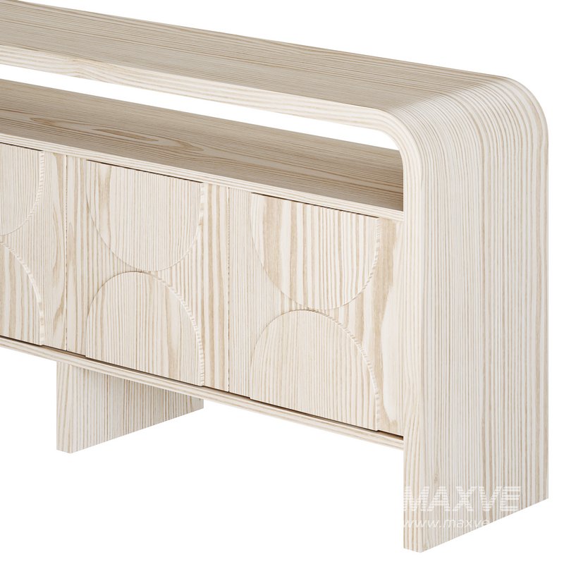 Wood Sideboard Buffet Japandi - Image 7