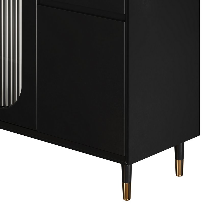 Wood Glam Sideboard Credenza 2 - Image 8