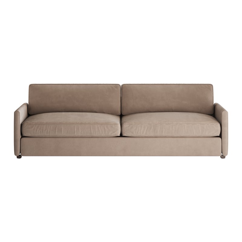 WHITE PERFORMANCE FABRIC SOFA - Image 7