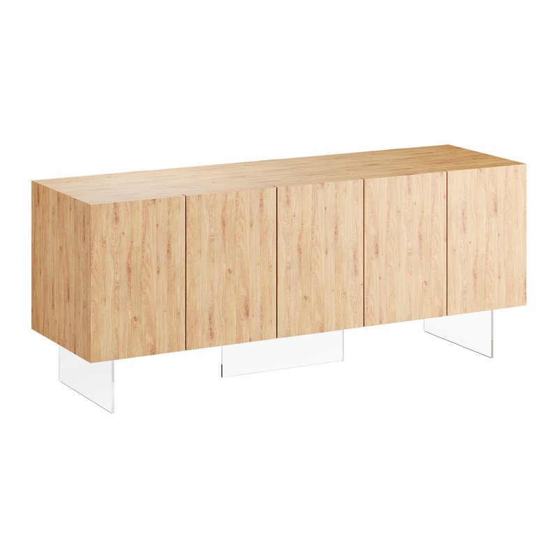Wood Sideboard - Image 8