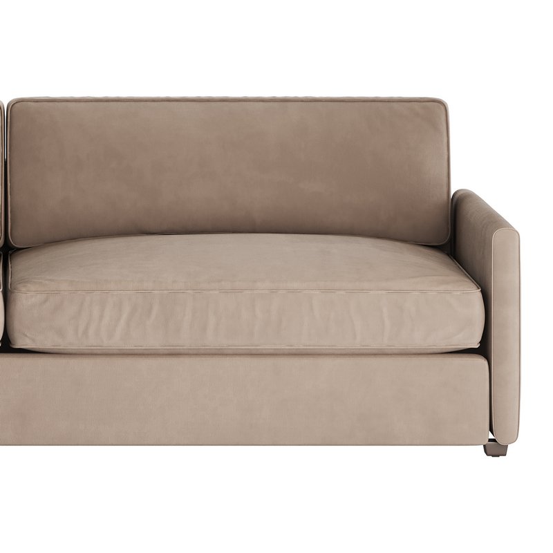 WHITE PERFORMANCE FABRIC SOFA - Image 9