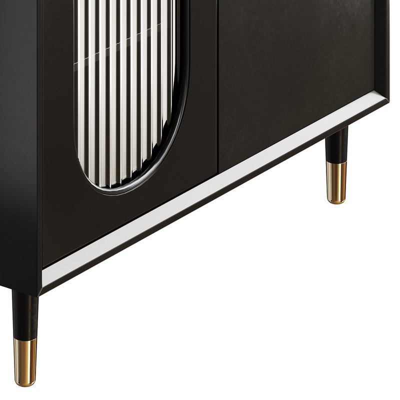 Wood Glam Sideboard Credenza 1 - Image 9