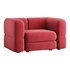 Armchair Brera Velor Cherry - Thumbnail 8
