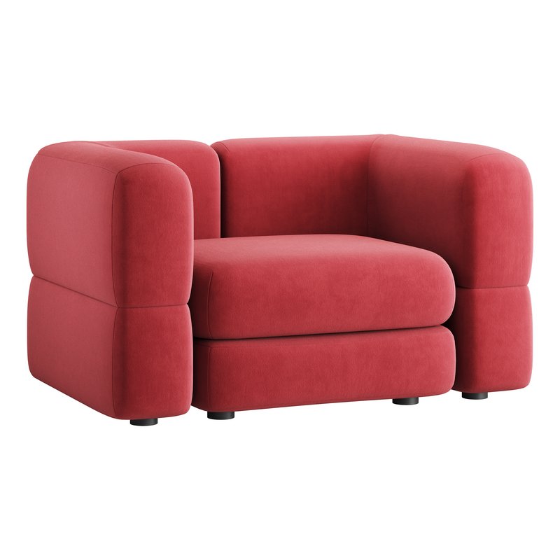 Armchair Brera Velor Cherry - Image 8