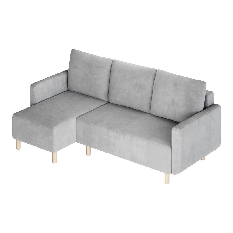 Corner sofa Beller Textile Yellow - Image 8