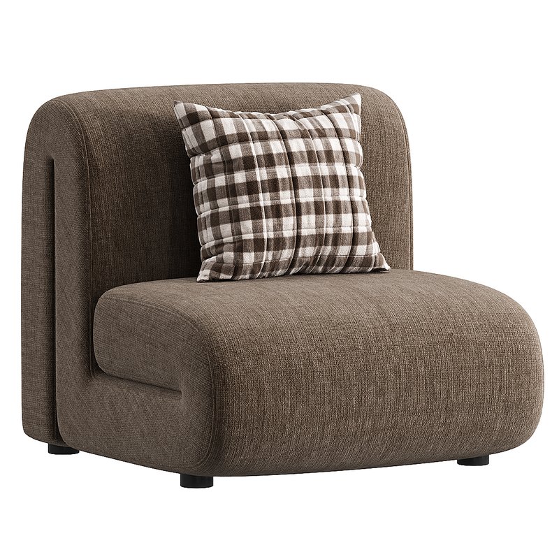 Vesta Alta Lounge Chair in White - Image 1