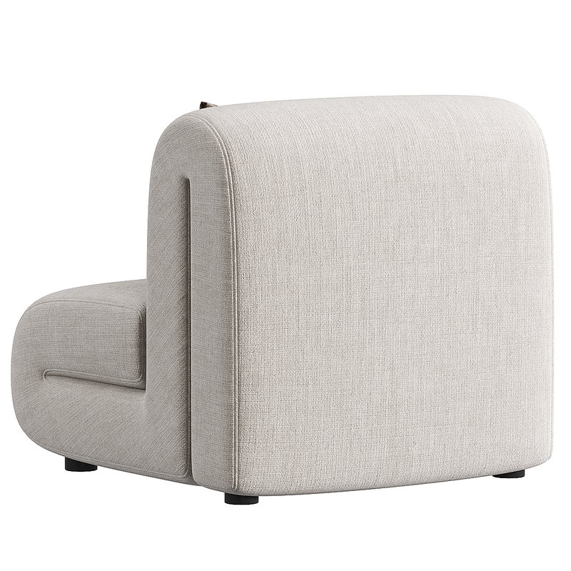 Vesta Alta Lounge Chair in White - Image 4