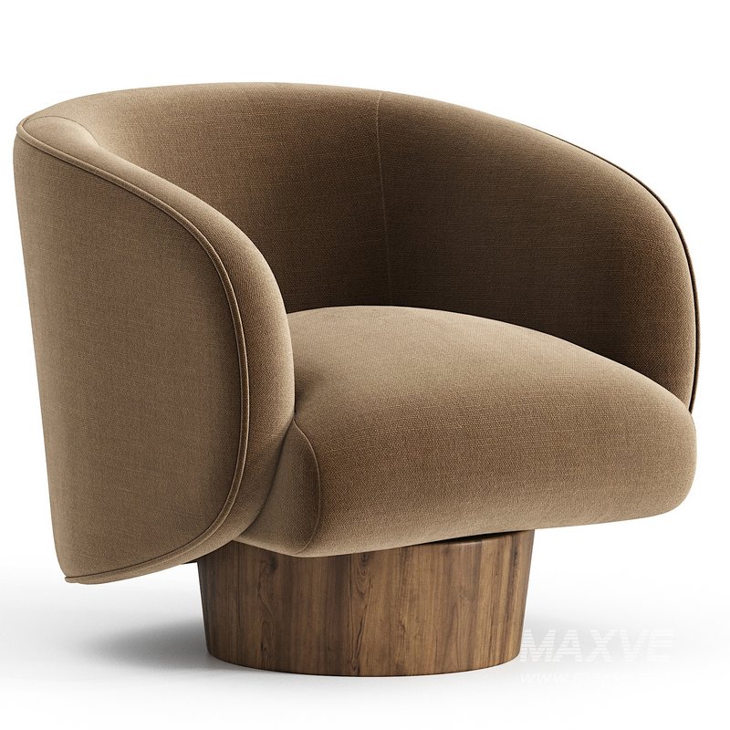 Paynes Gray Union Home Rotunda Swivel - Image 1