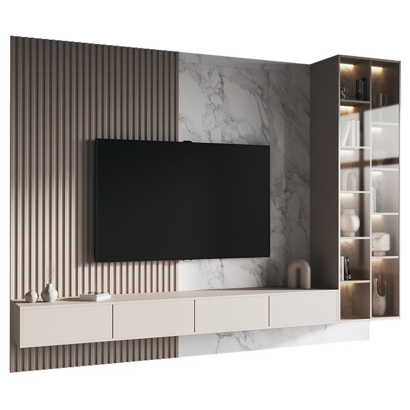 Tv Wall Set 046 - Image 2