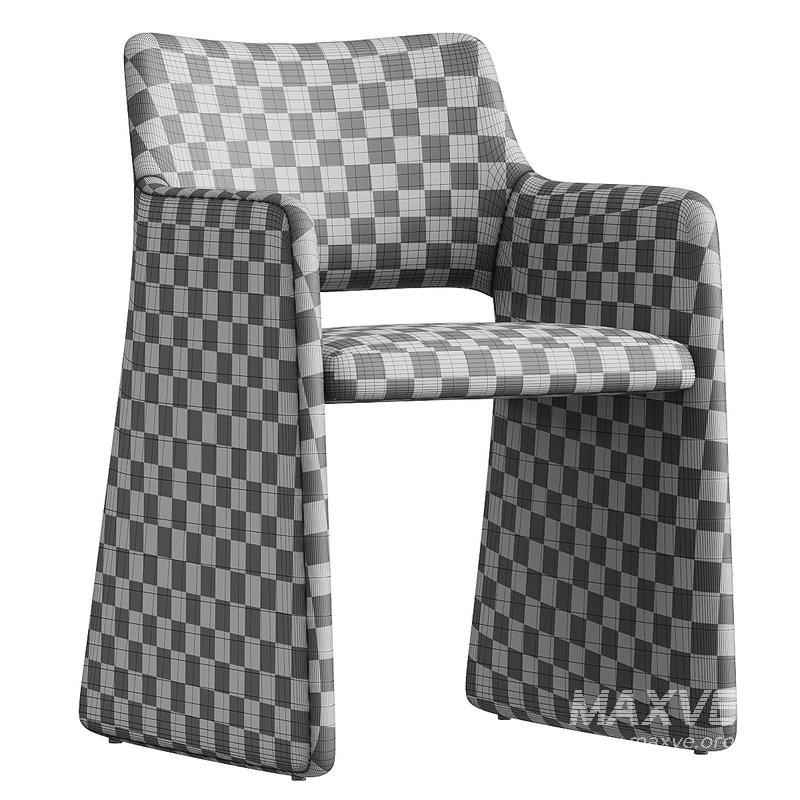 Uluwatu Dining Chair in Brussels Velvet - Image 2