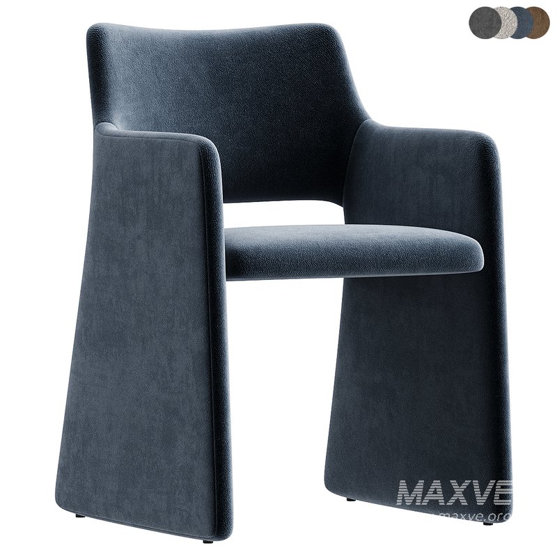 Uluwatu Dining Chair in Brussels Velvet - Image 5