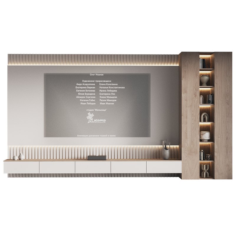 tv wall 040 - Image 1