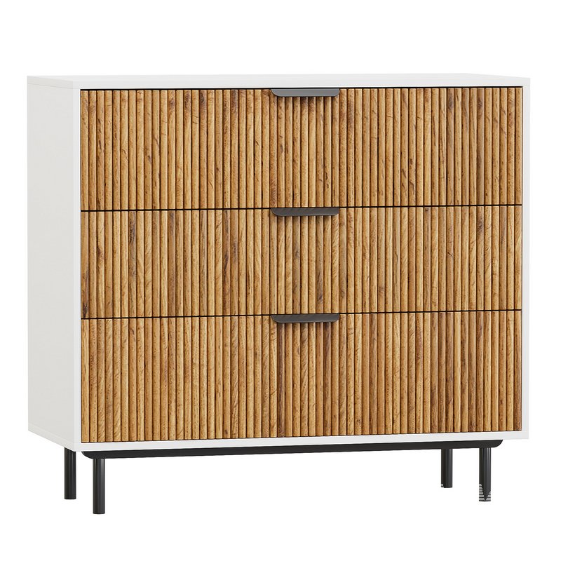 West Elm Quinn 3 Drawer Chest - Image 1