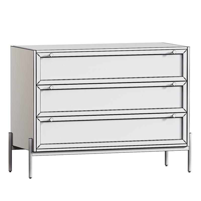 Schubladenkommode Vienna Mit Wiener Geflecht - Image 2