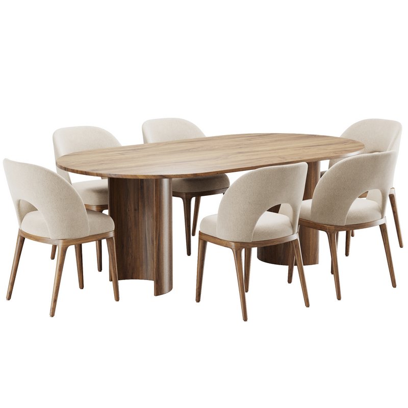 Dinning chair and table114 - Image 3