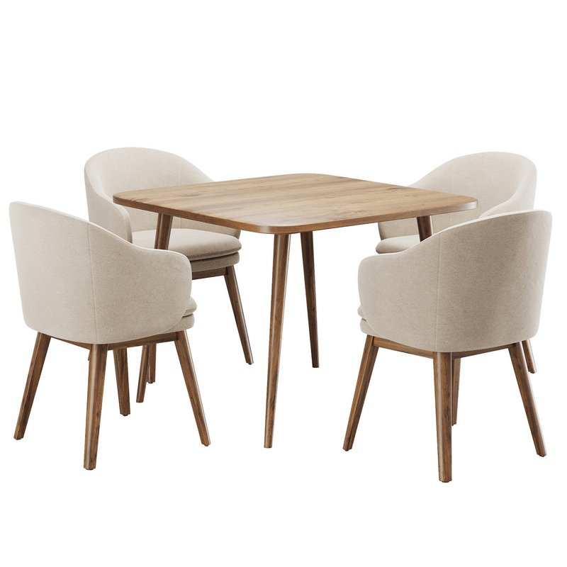 Dinning chair and table116 - Image 1