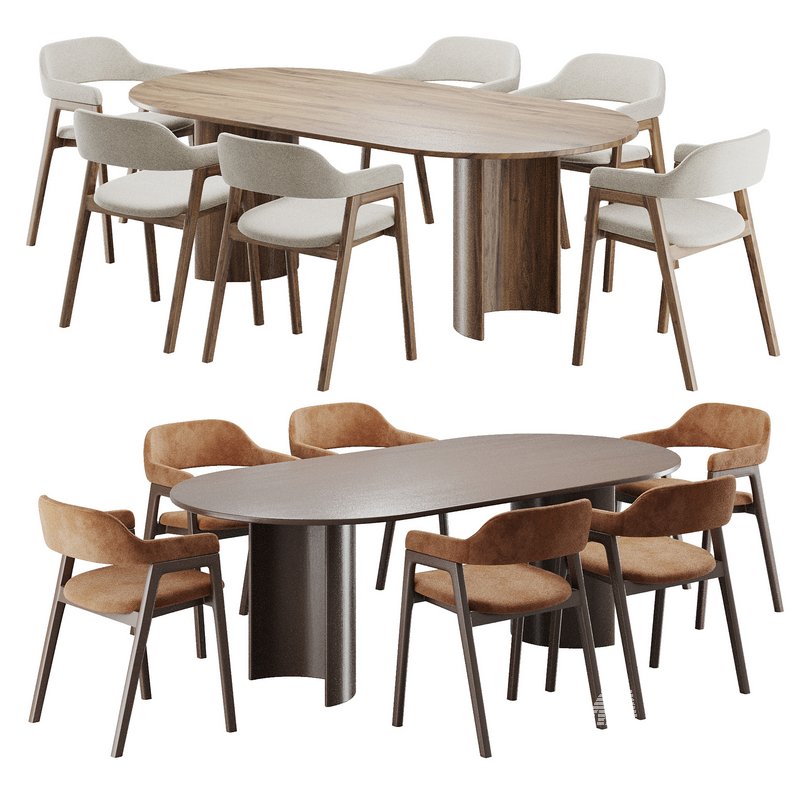 Dinning chair and table124 - Image 1