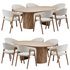 Dinning chair and table set110 - Thumbnail 1
