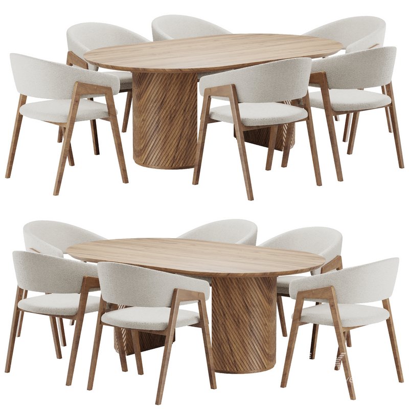 Dinning chair and table set110 - Image 1