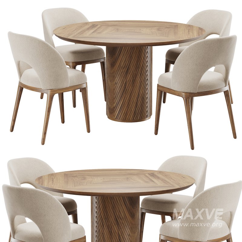 Dinning chair and table113 - Image 1