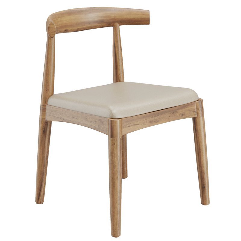 Elbow Chair Natural Oak - Image 2