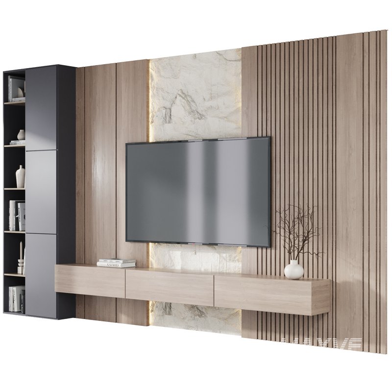 TV wall decor set14 - Image 2