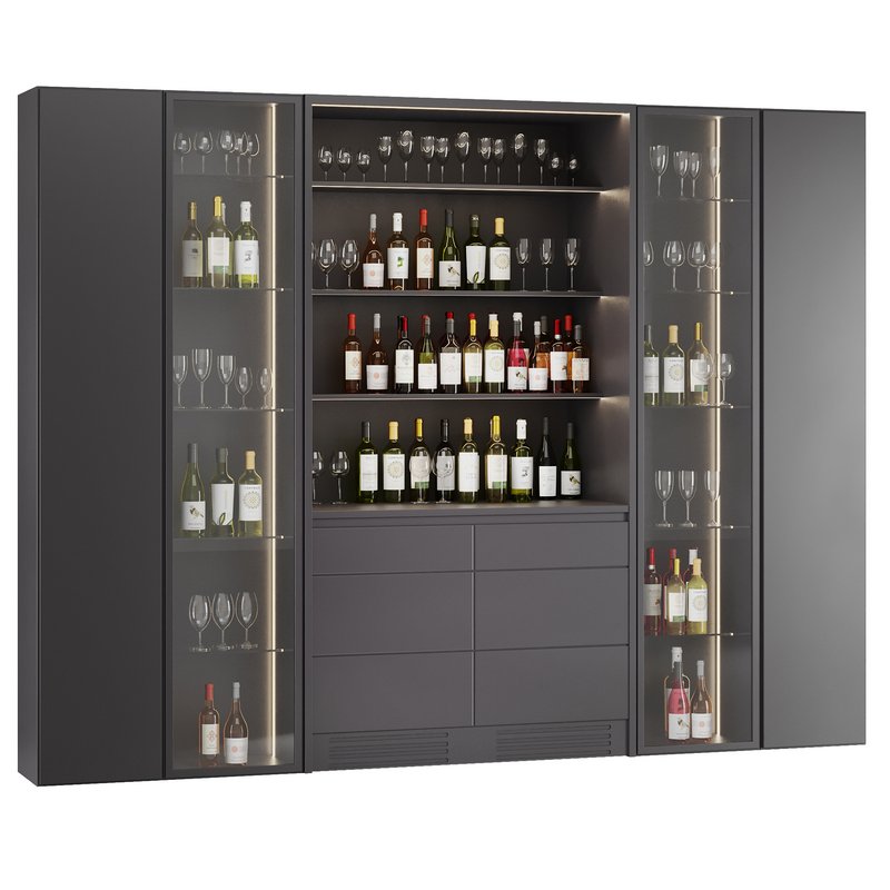 Bar Cabinet Set3 - Image 2