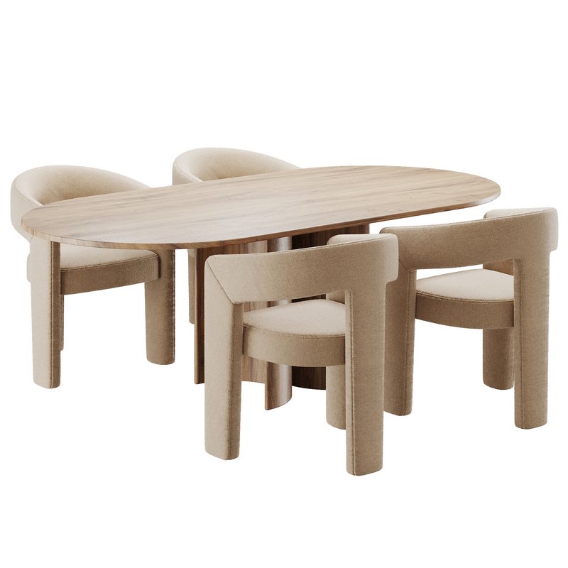 Dinning chair and table121 - Image 4