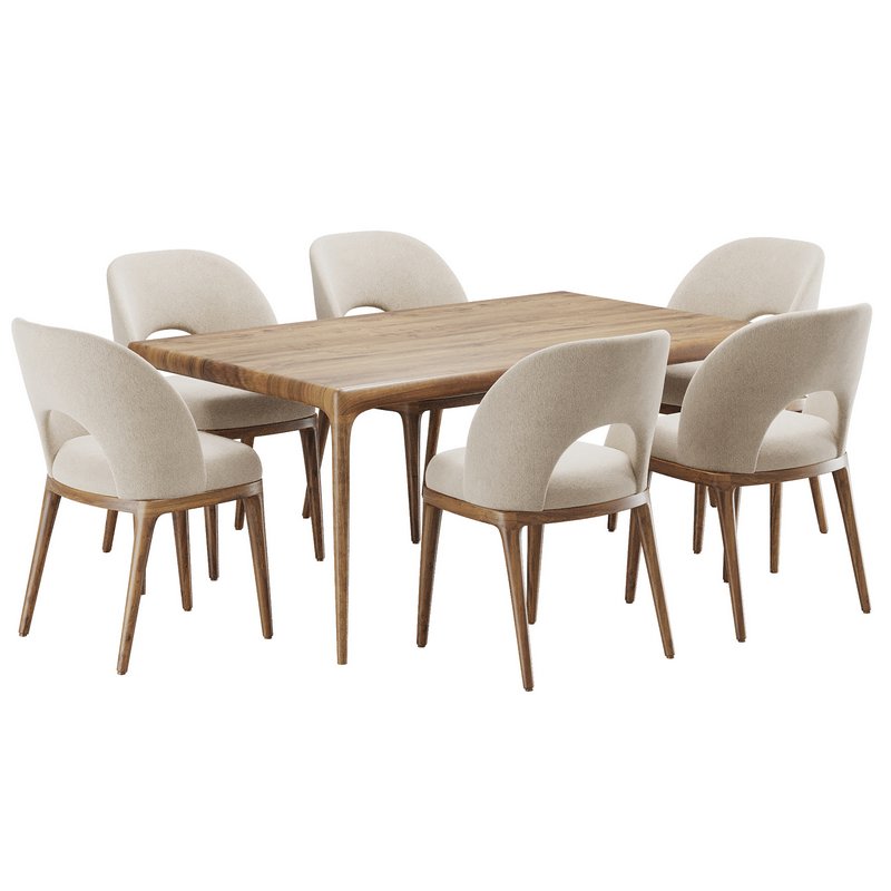 Dinning chair and table115 - Image 2
