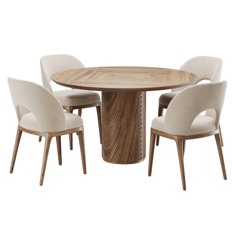 Dinning chair and table113 - Image 3