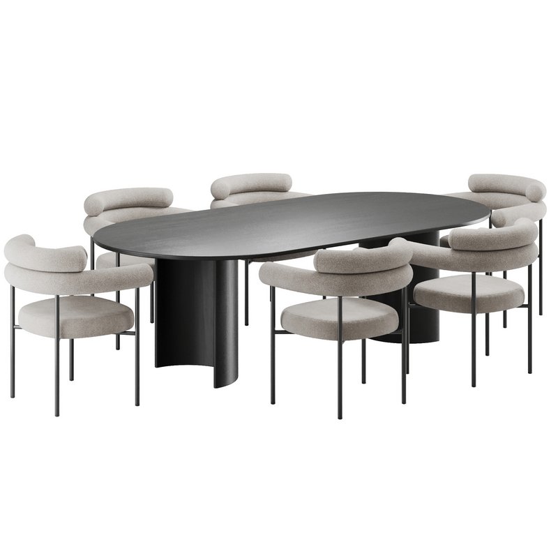 Dinning chair and table128 - Image 2