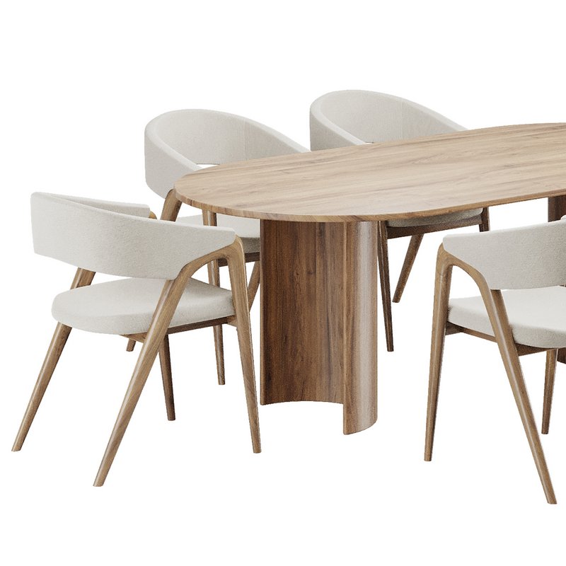 Dinning chair and table122 - Image 6