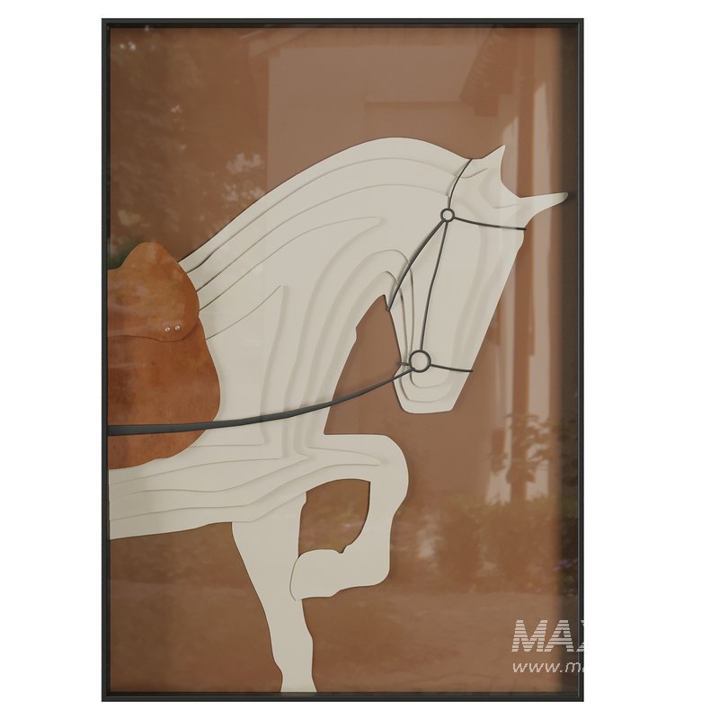 Horse Frame Picture - Image 2
