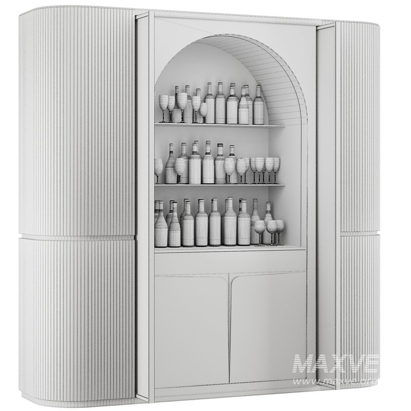 Bar Cabinet Set4 - Image 3
