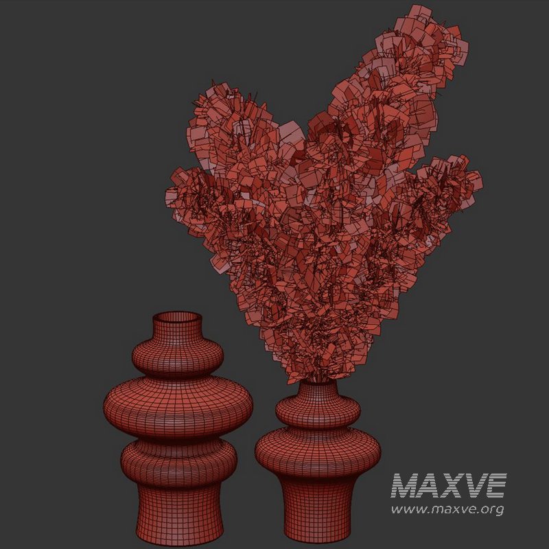 Pampas bouquet vase Set45 - Image 2