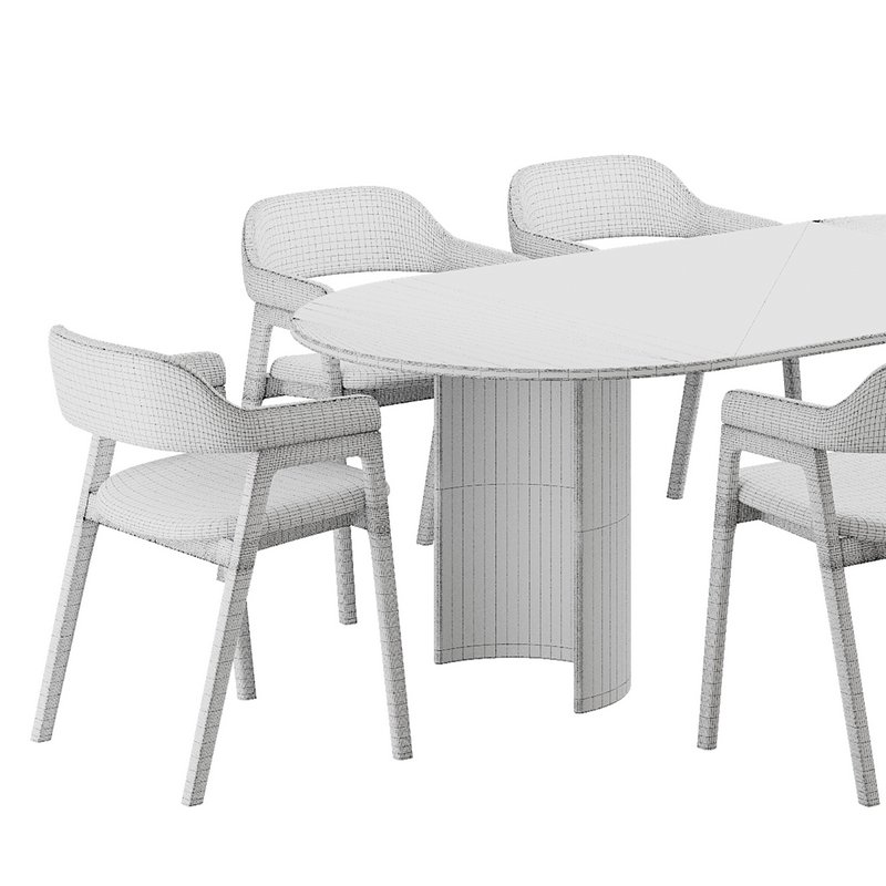 Dinning chair and table124 - Image 5