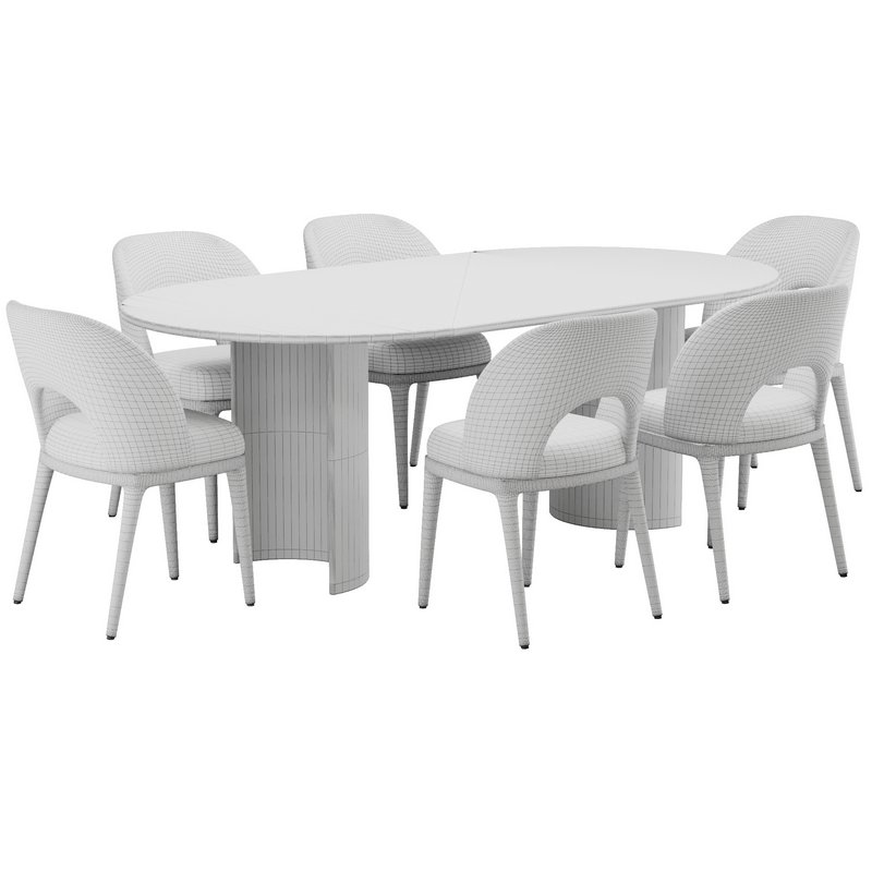 Dinning chair and table114 - Image 5