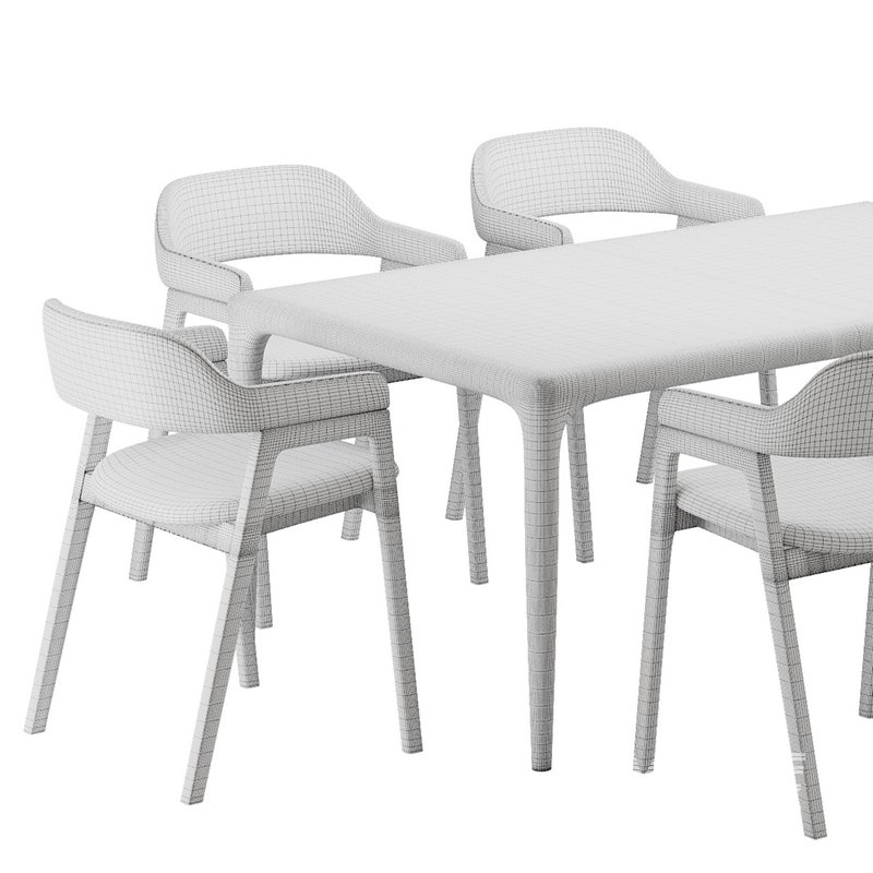 Dinning chair and table125 - Image 7