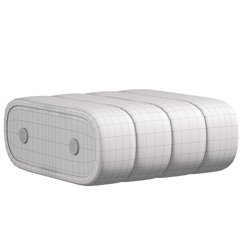 Dakota Ottoman Leather Brass - Image 4