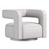 Restoration Hardware Drew Curved Swivel Chair RH - Thumbnail 4