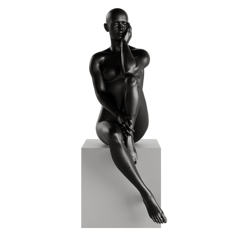 Finesse Decor Antoinette Doll Sculpture With Base - Image 3