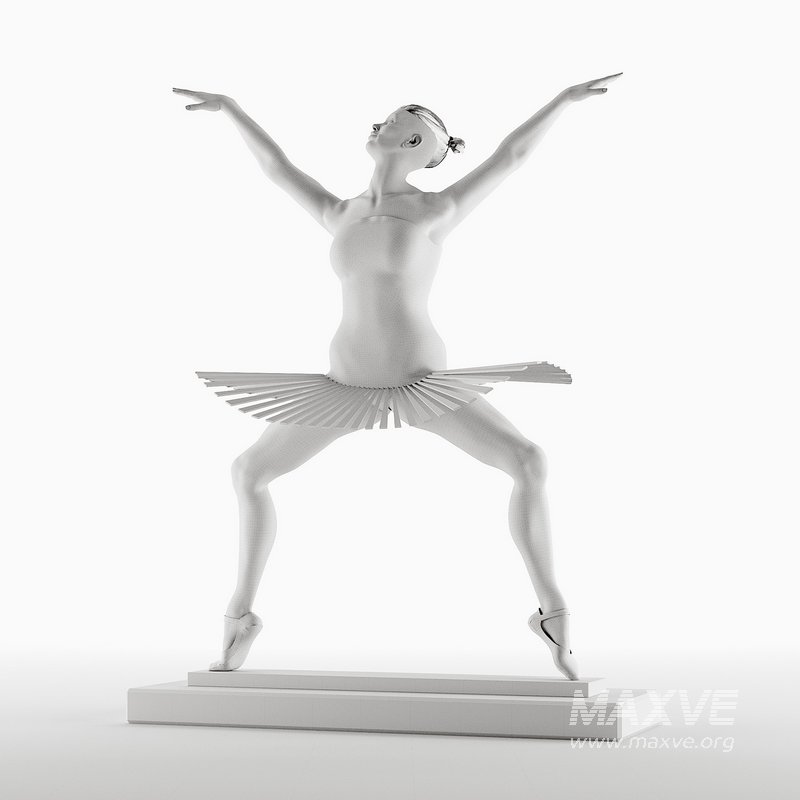 Bauhaus Grande Plie Sculpture - Image 4